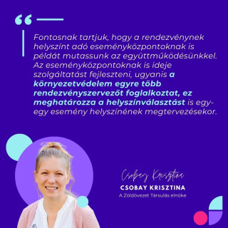 Csobay Krisztina, Zöldövezet